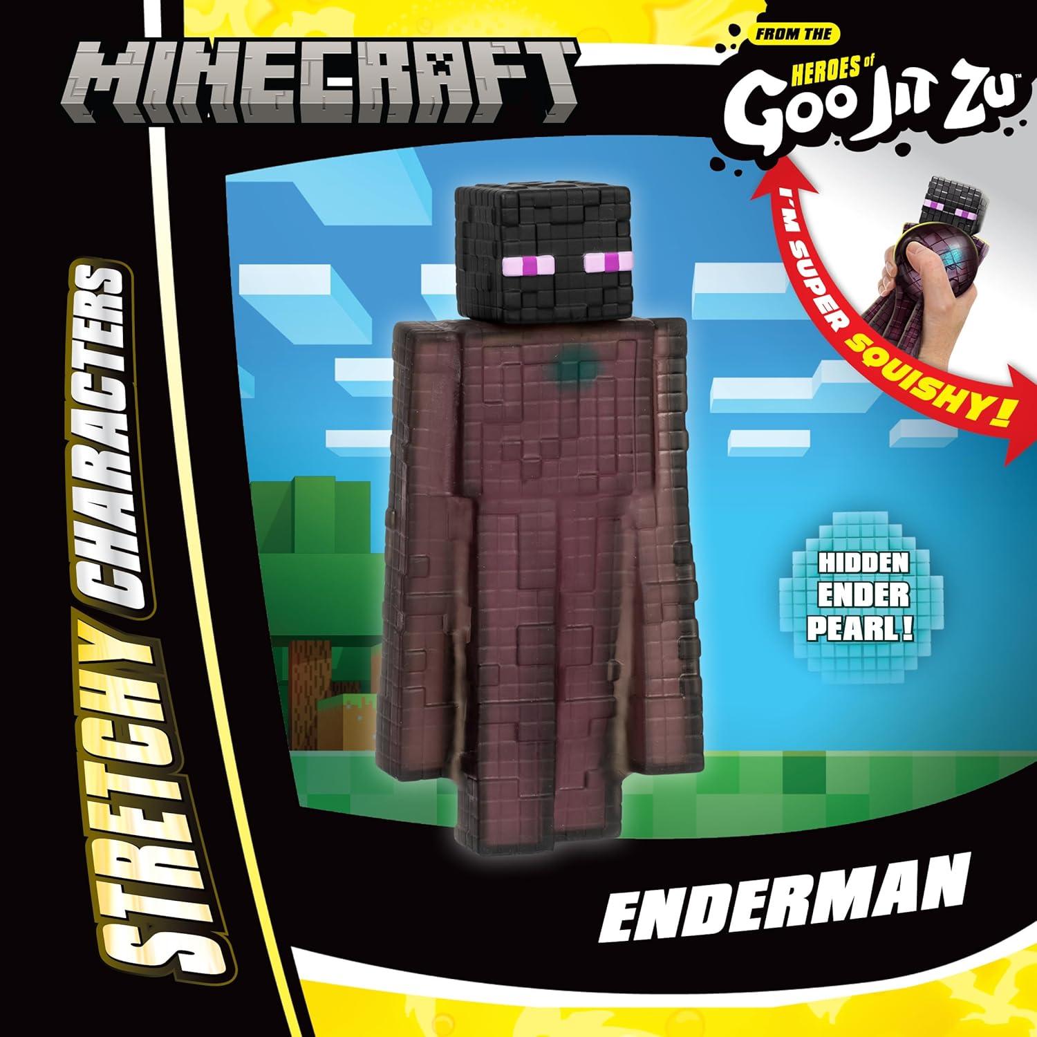 Héroes de Goo Jit Zu Enderman Minecraft Estirable 13.77 cm