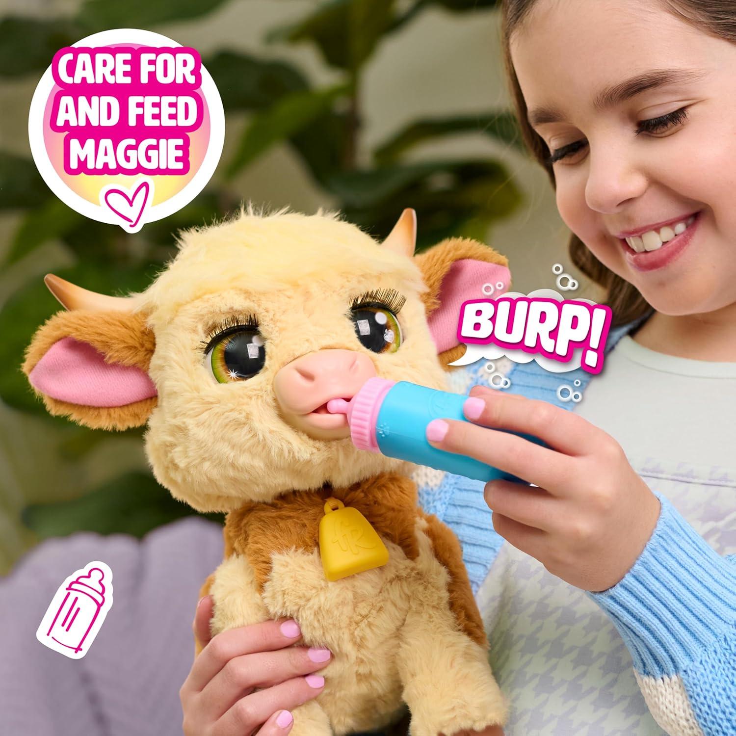 FurReal Maggie Vaca Interactiva 28 cm para Niños 4+