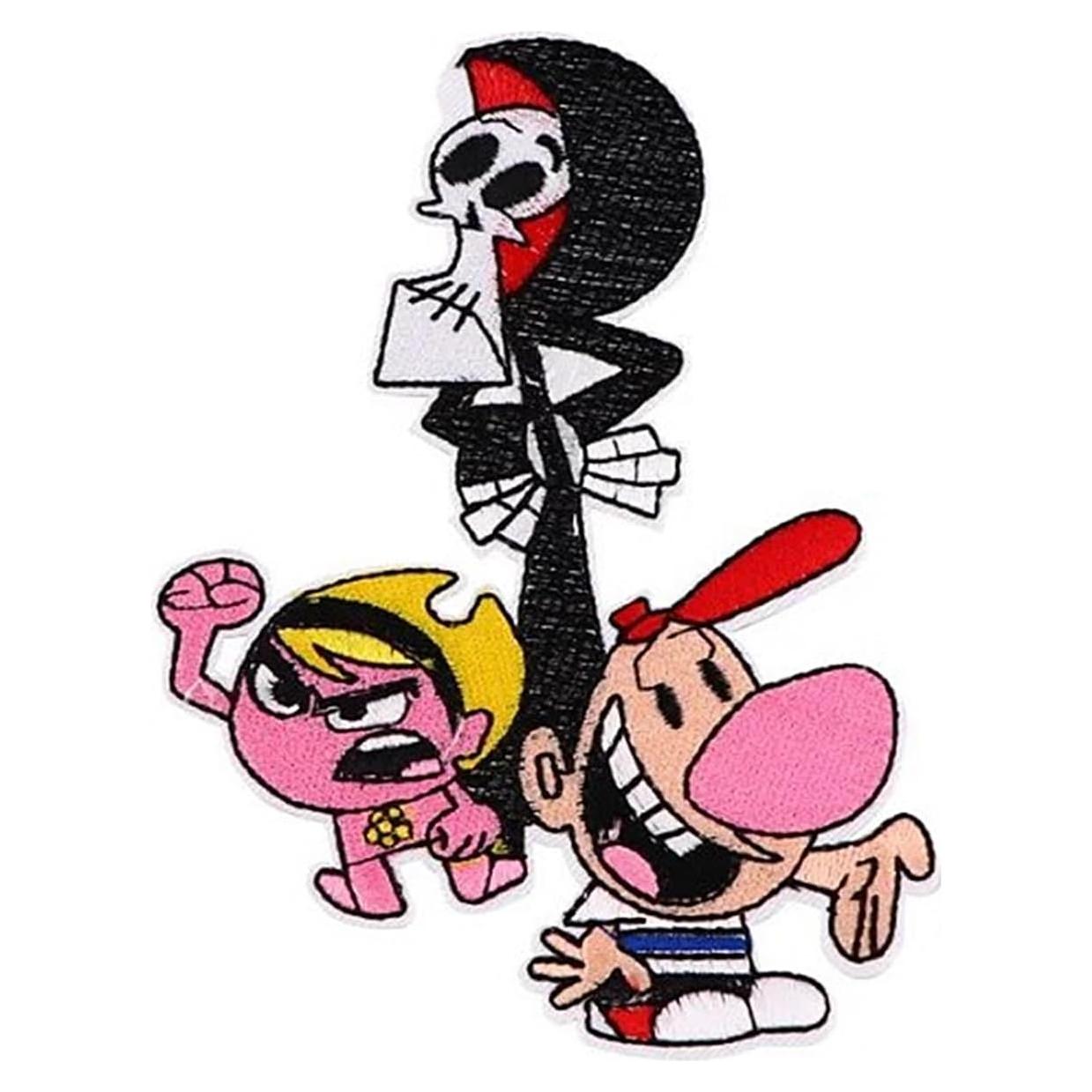 Parche Bordado Caricatura Billy y Mandy TCB Creations 14 cm