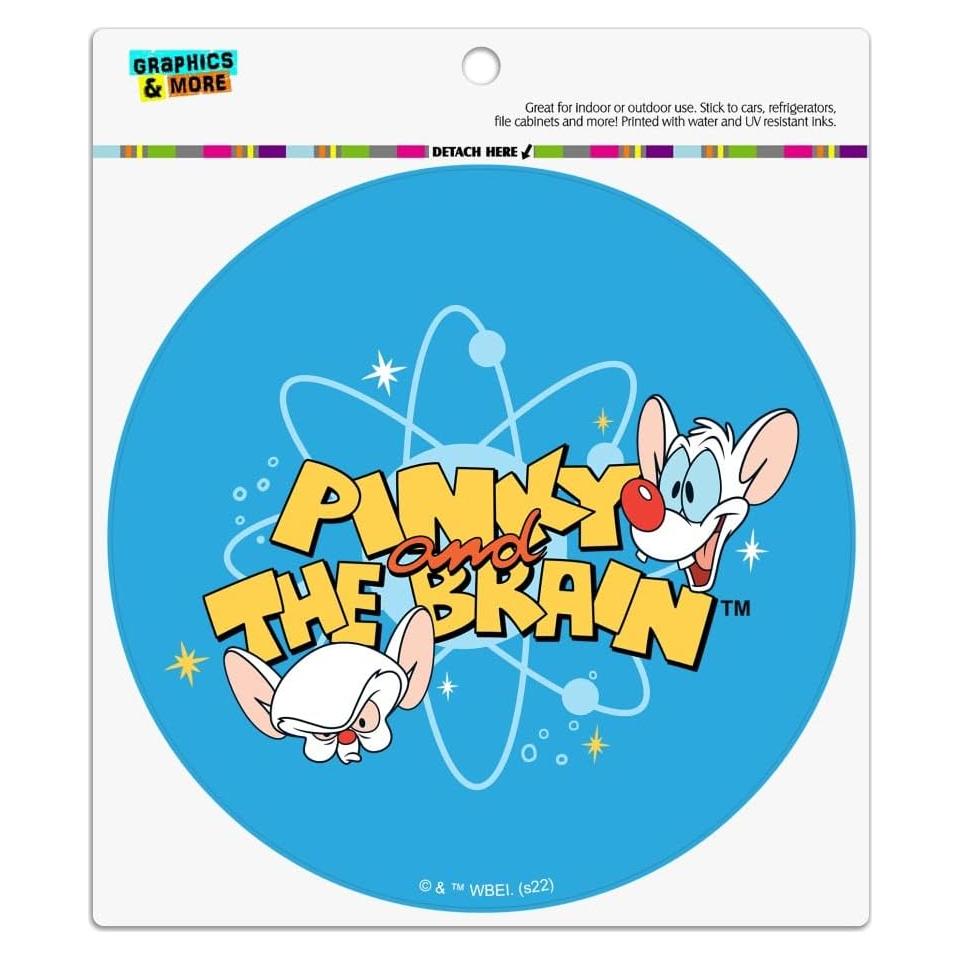 Imán de Vinilo Pinky y el Cerebro 14cm - Graphics & More