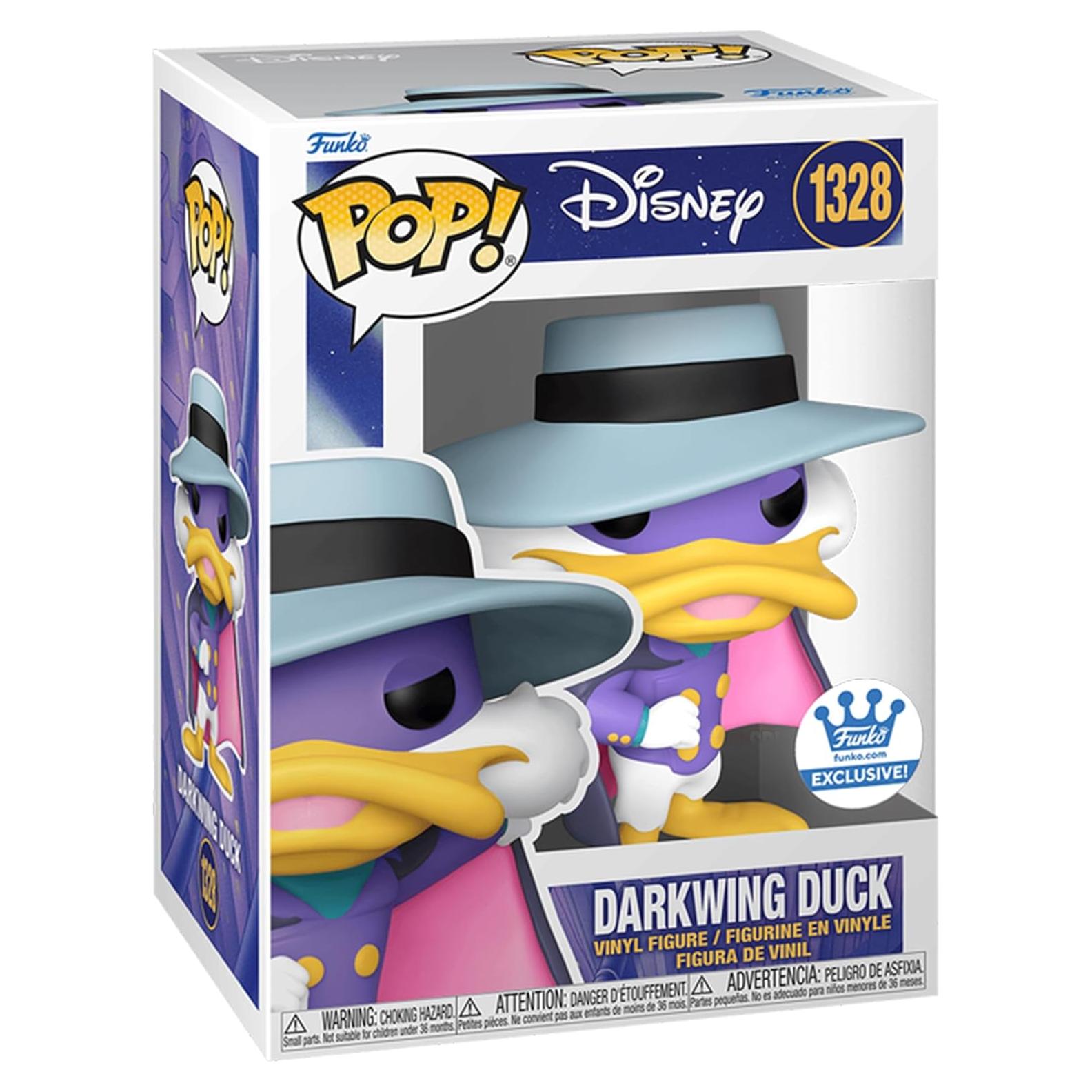 Figura de Vinilo Pop! Pato Darkwing Funko Edición Especial