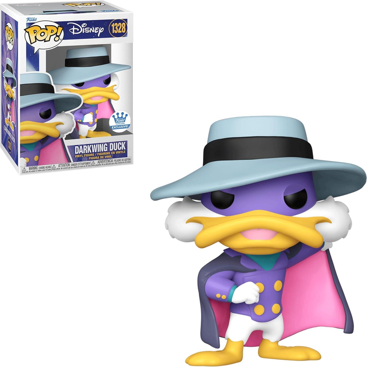 Figura de Vinilo Pop! Pato Darkwing Funko Edición Especial
