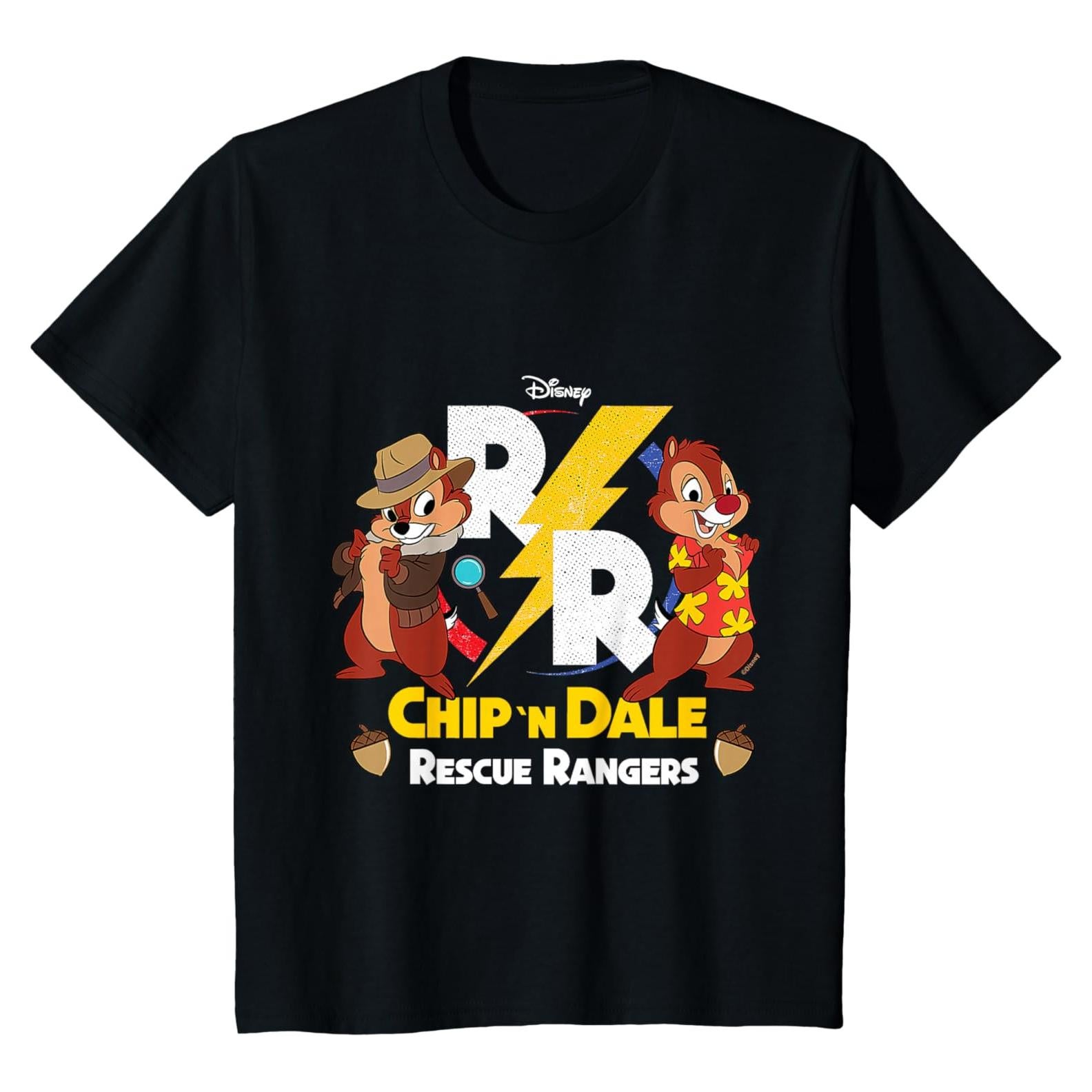 Camiseta niño unisex Disney Chip y Dale logo oficial