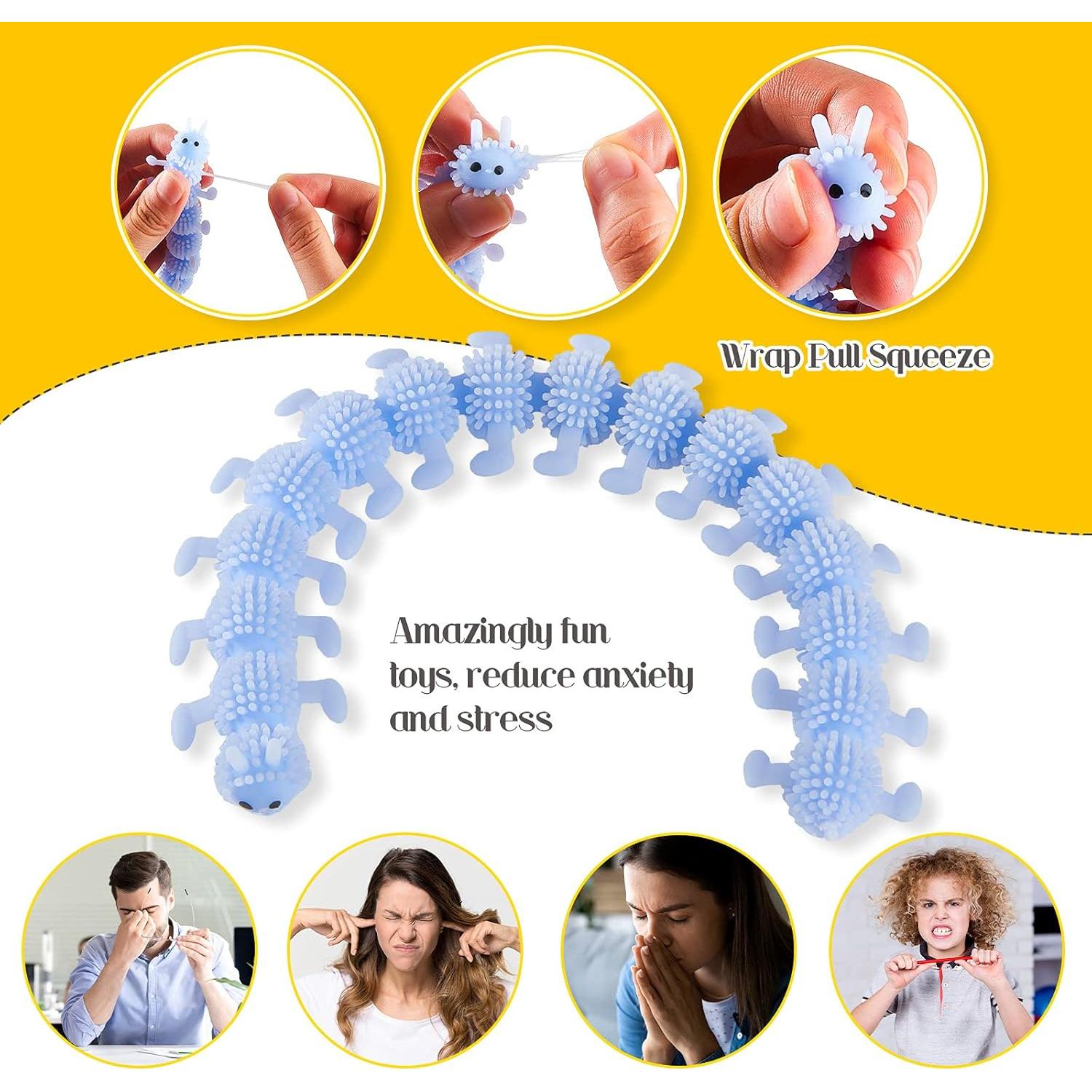 Juguetes Antiestrés Luminosos Sumind - 6 Piezas Estirables