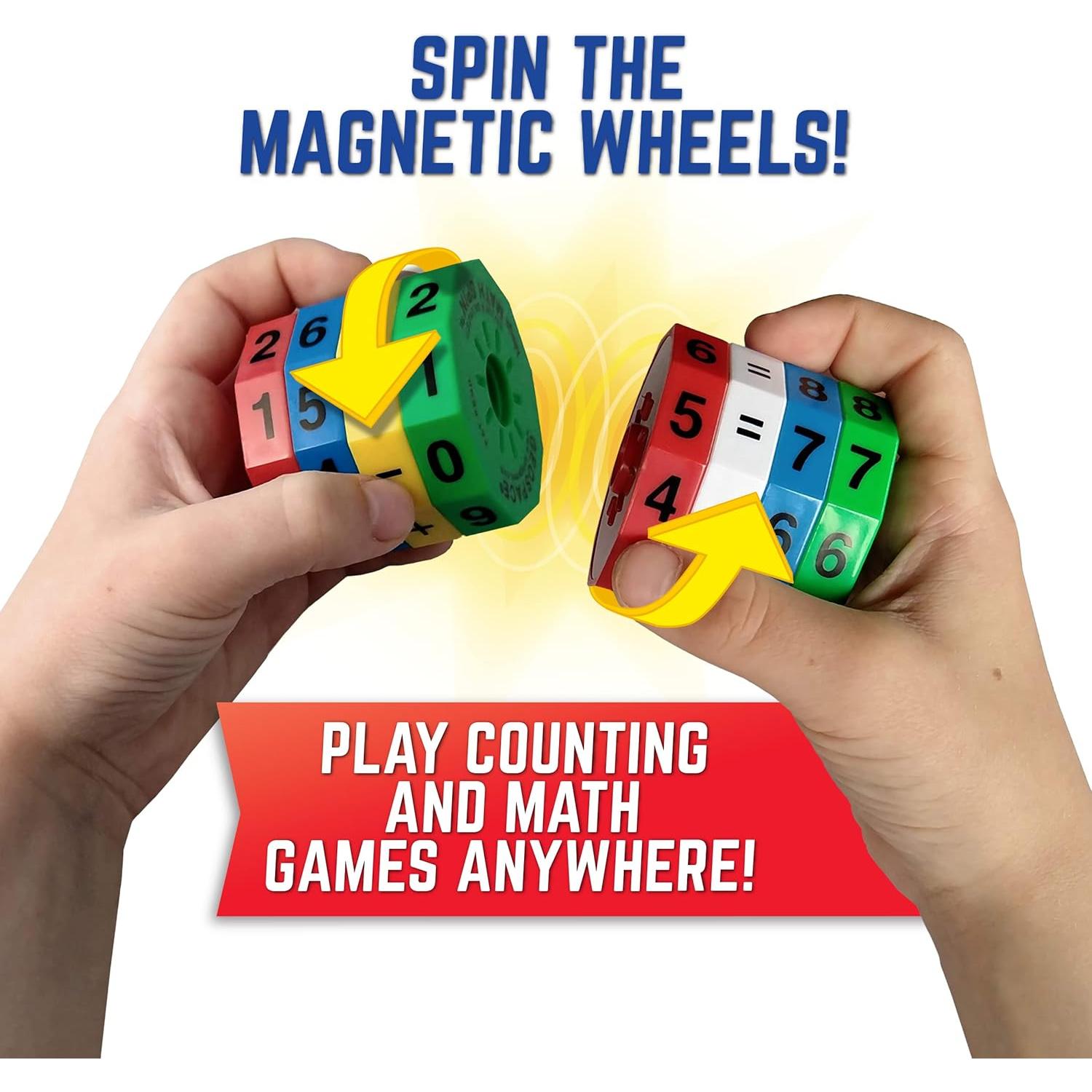 Juego Educativo Magnético Math Spin Geospace - 8 Ruedas 3.81 cm