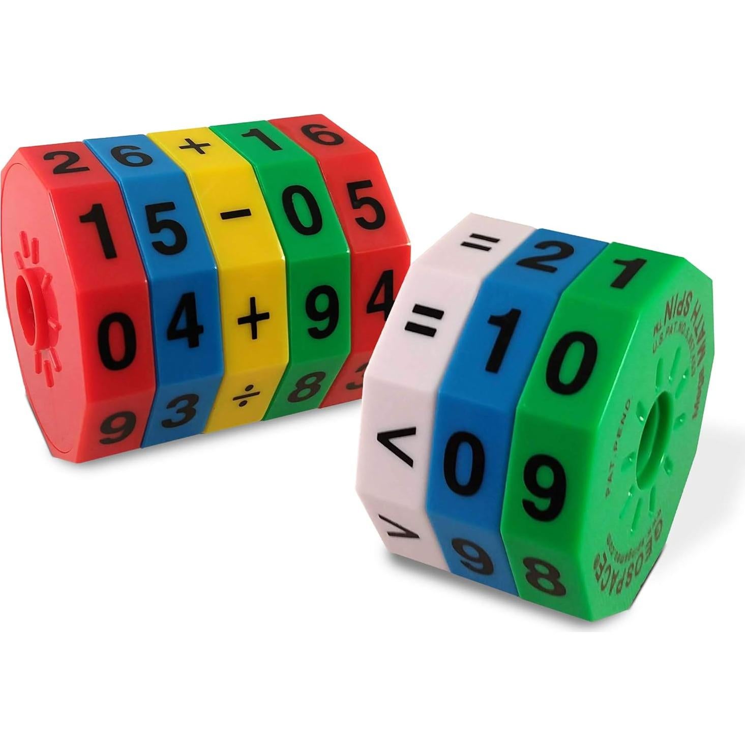 Juego Educativo Magnético Math Spin Geospace - 8 Ruedas 3.81 cm