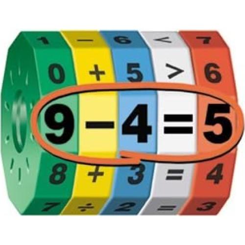 Juego Educativo Magnético Math Spin Geospace - 8 Ruedas 3.81 cm