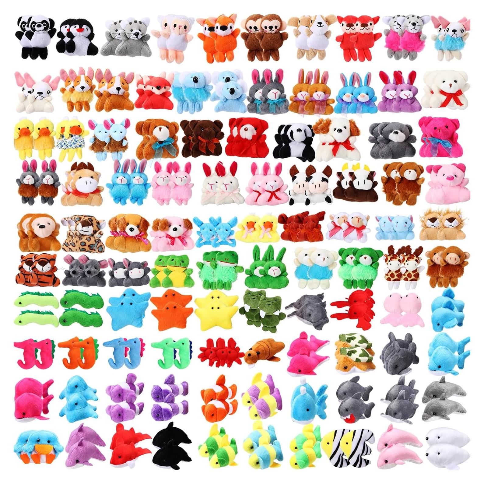 200 Mini Animales de Peluche Leyndo - 18 cm, Lindo, Premios