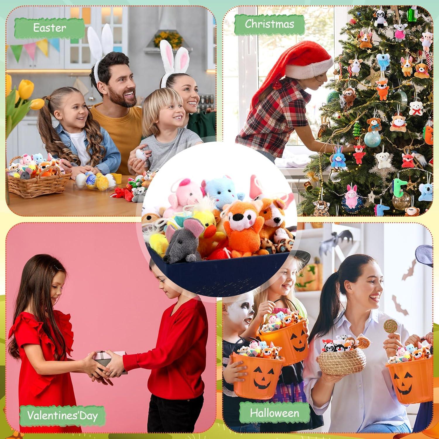 200 Mini Animales de Peluche Leyndo - 18 cm, Lindo, Premios