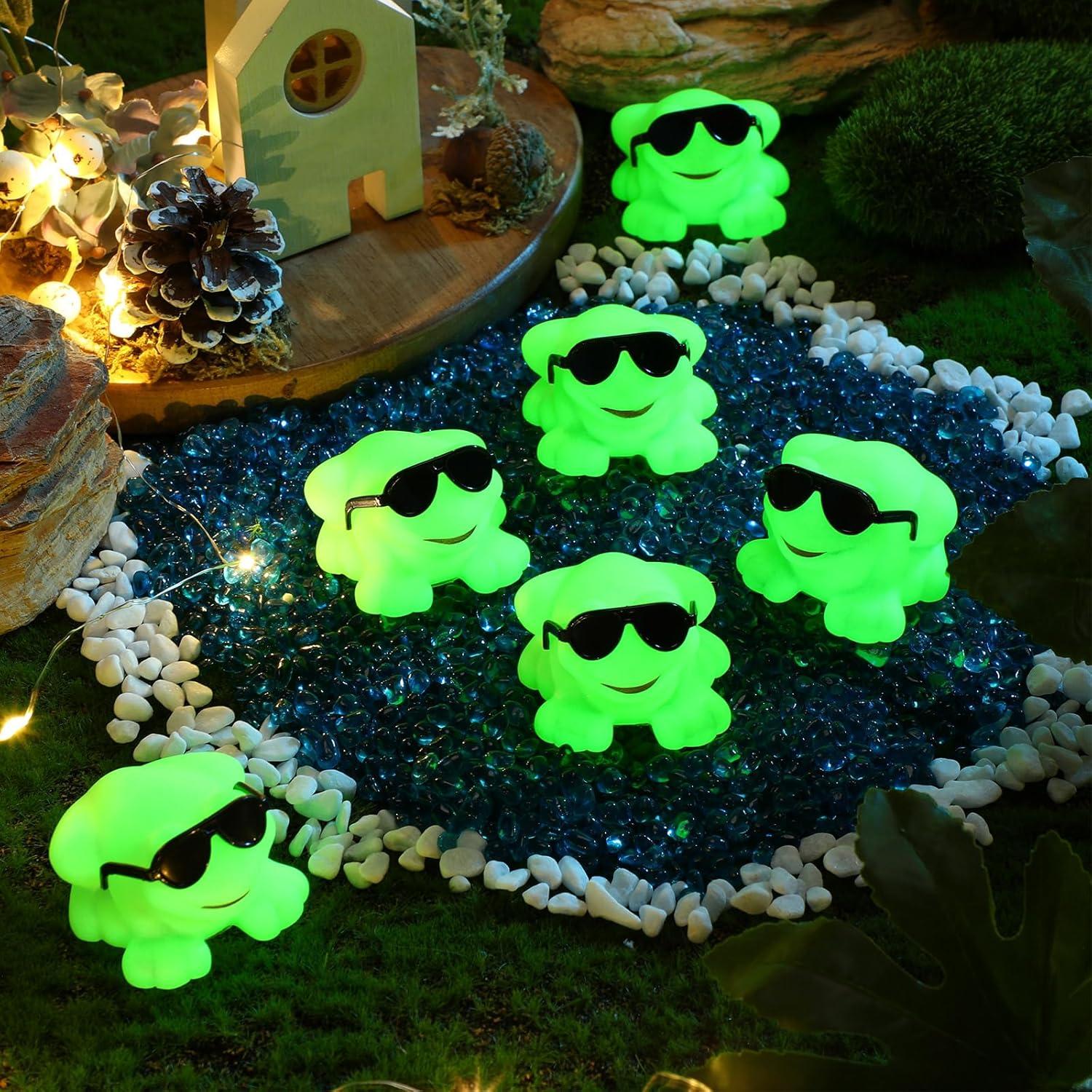 Paquete de 36 Ranas de Goma con Gafas - Juguetes de Baño