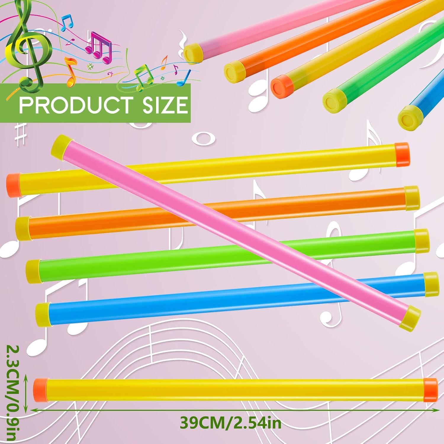 10 Hacedores de Ruido Tubo Groan Chivao Multicolor 39 cm