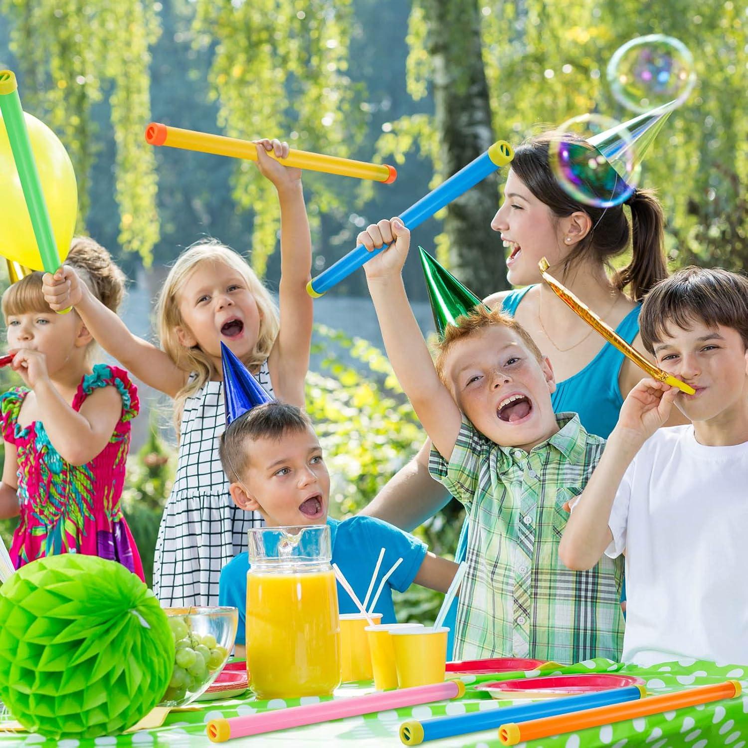 10 Hacedores de Ruido Tubo Groan Chivao Multicolor 39 cm