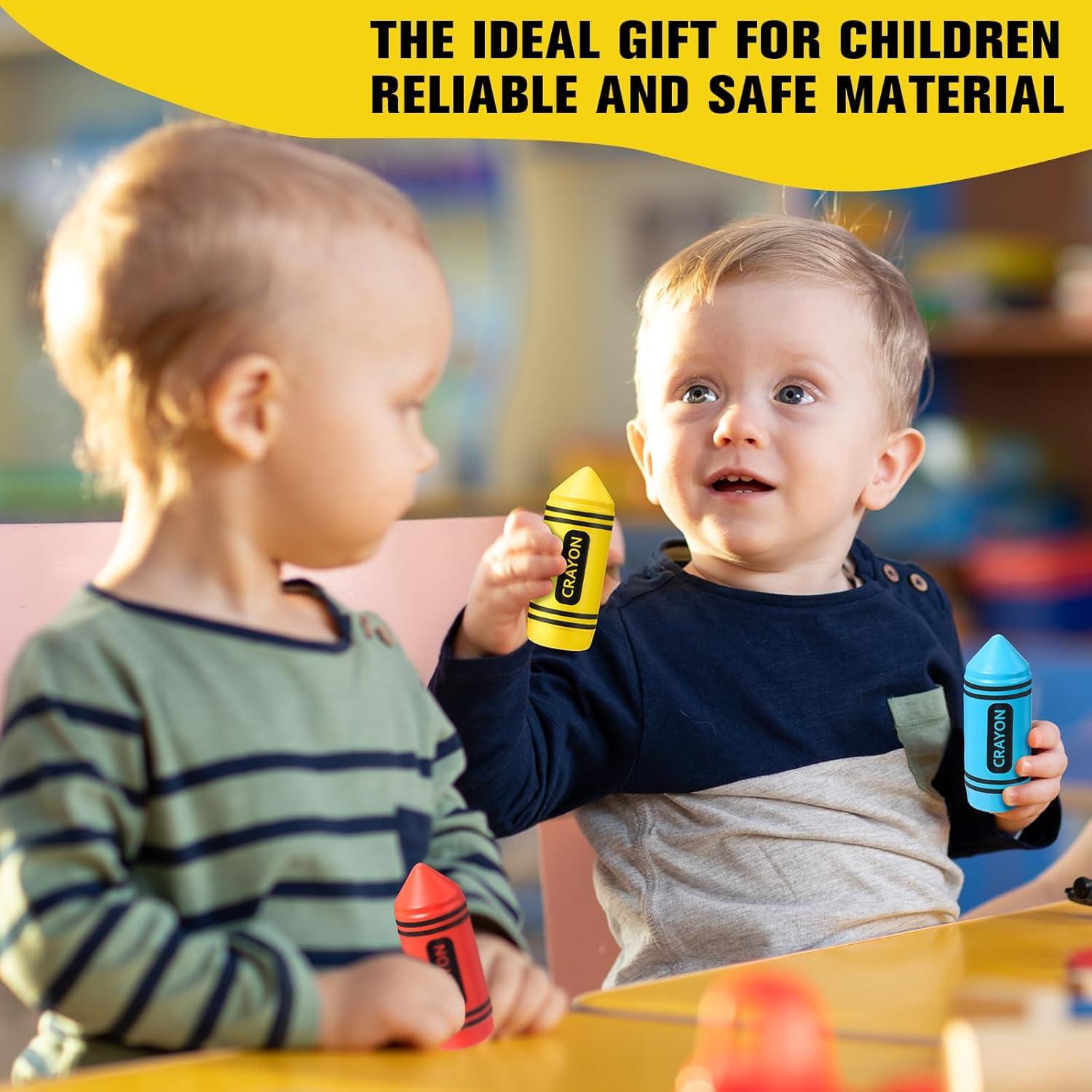 Pelotas de Estrés en Forma de Crayón Wiwiqing - 6 Pcs