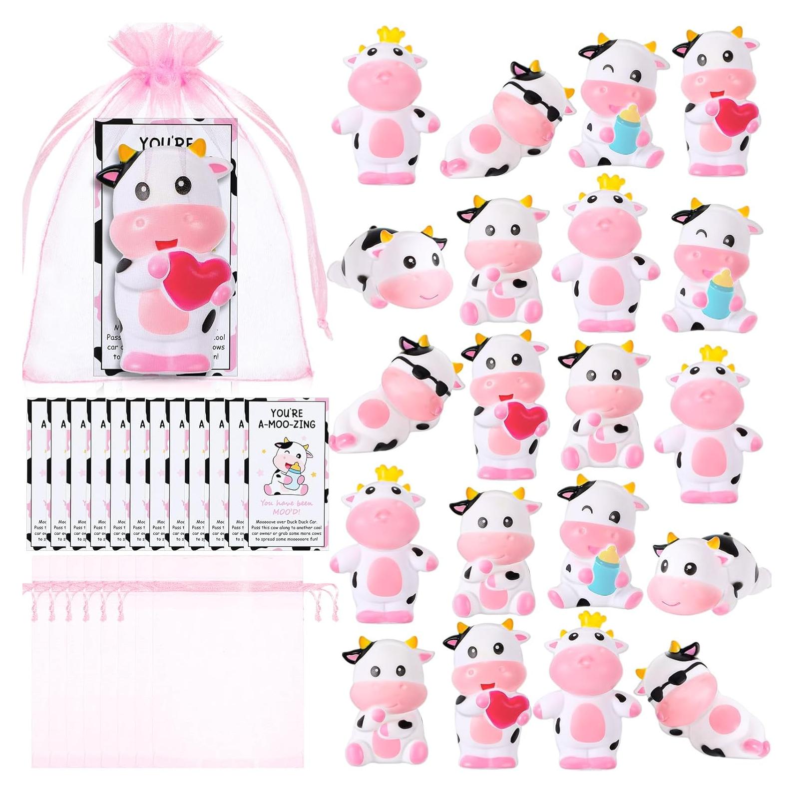 Conjunto de Regalos de Vaca de Goma Jenaai - 50 Piezas