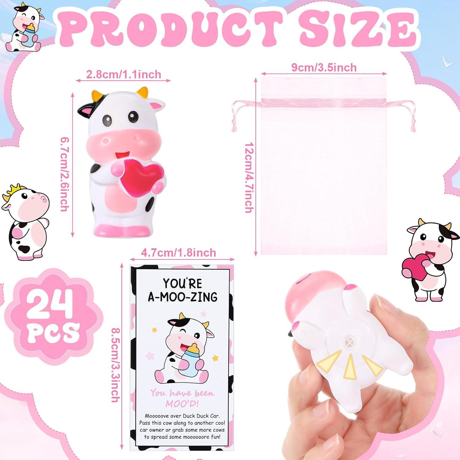 Conjunto de Regalos de Vaca de Goma Jenaai - 50 Piezas