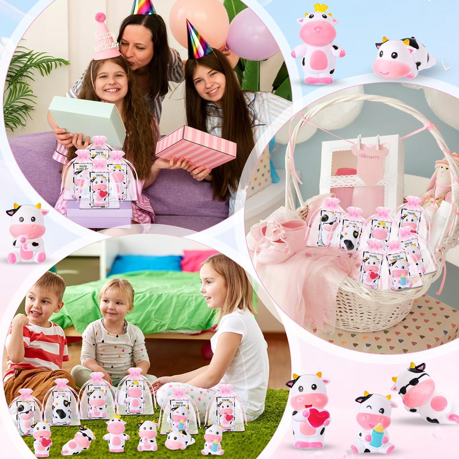 Conjunto de Regalos de Vaca de Goma Jenaai - 50 Piezas