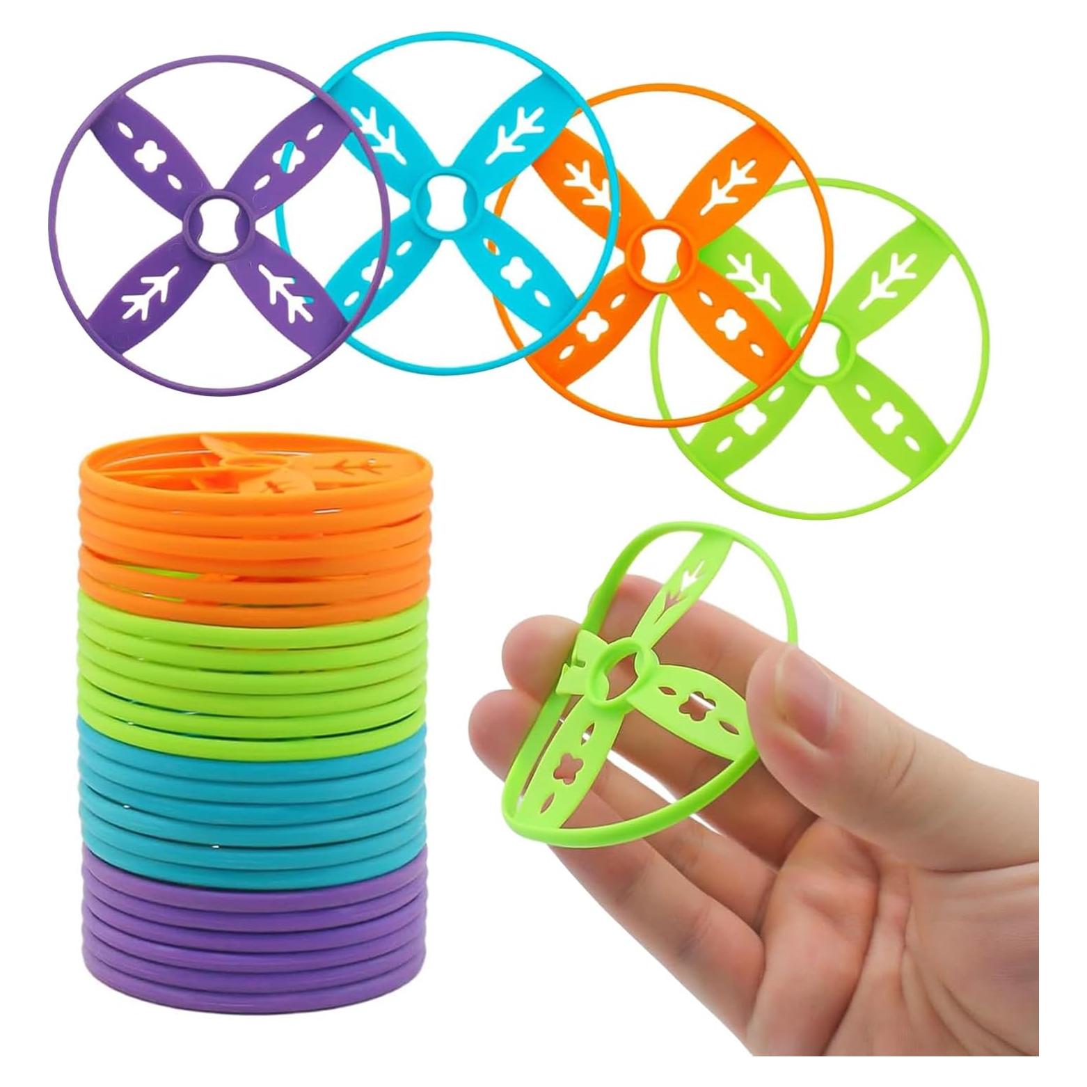 Set de 28 Discos Voladores Whimtoyland para Niños 4-8 Años