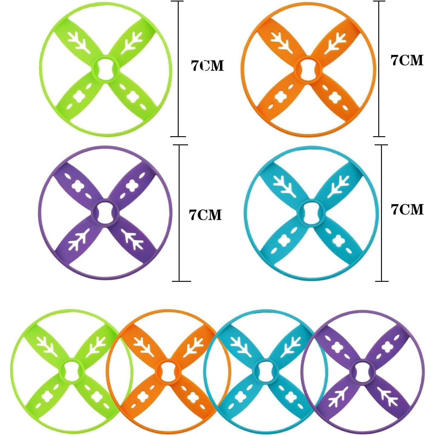 Set de 28 Discos Voladores Whimtoyland para Niños 4-8 Años