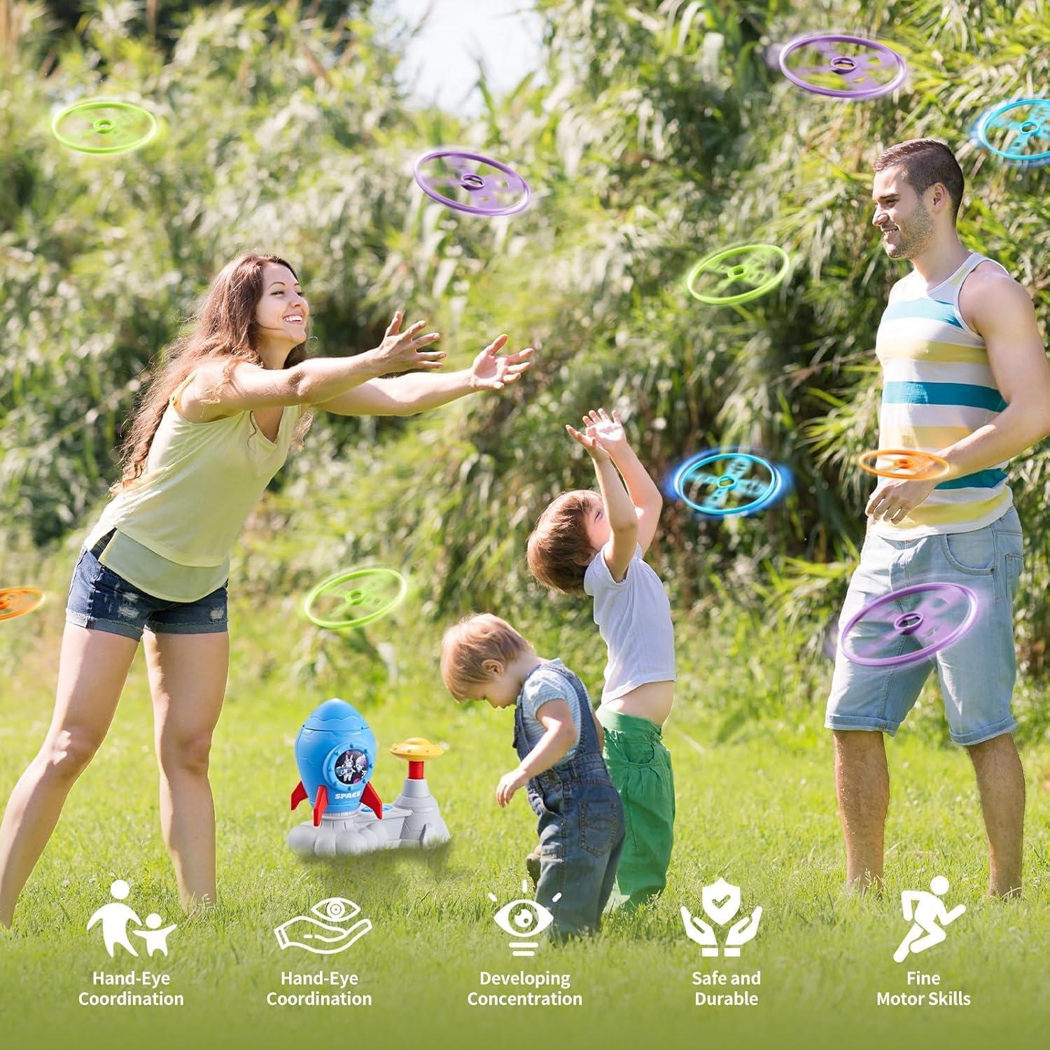 Set de 28 Discos Voladores Whimtoyland para Niños 4-8 Años