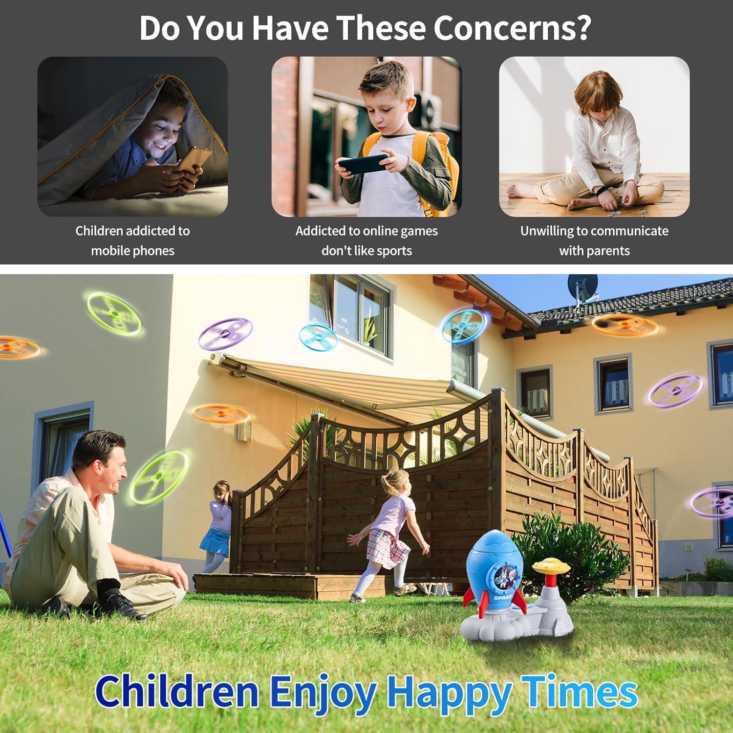 Set de 28 Discos Voladores Whimtoyland para Niños 4-8 Años