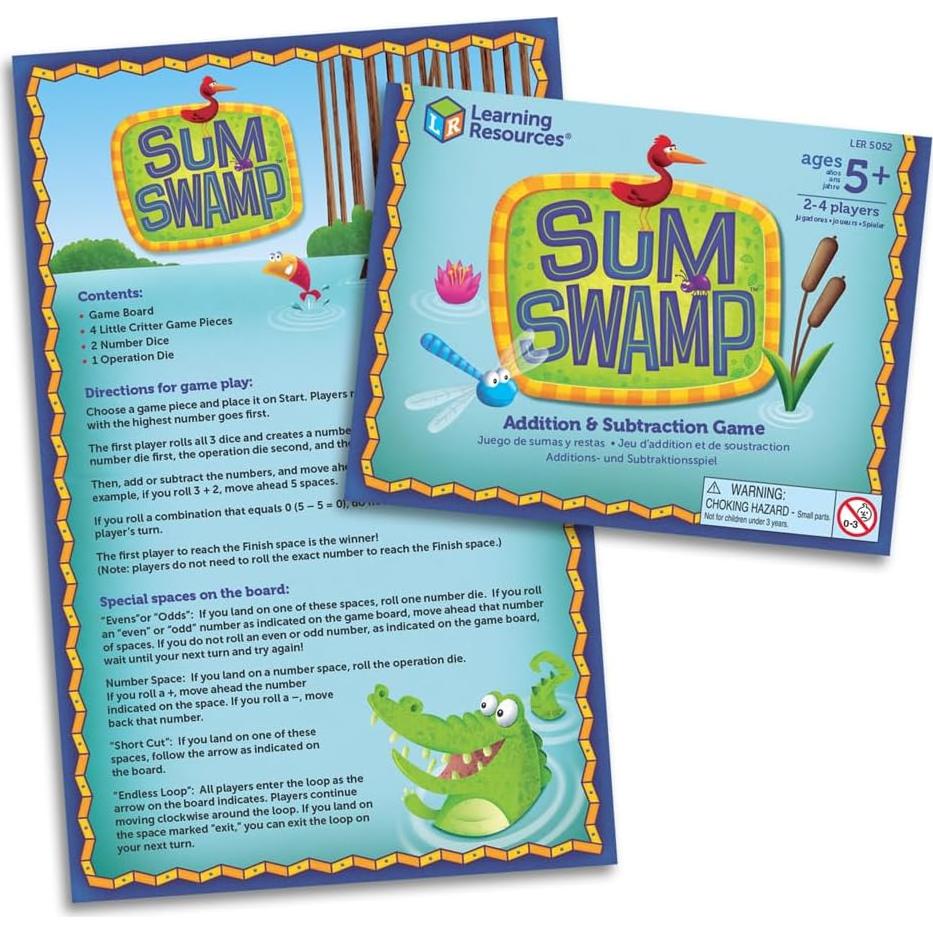 Juego de Mesa Educativo Sum Swamp Learning Resources