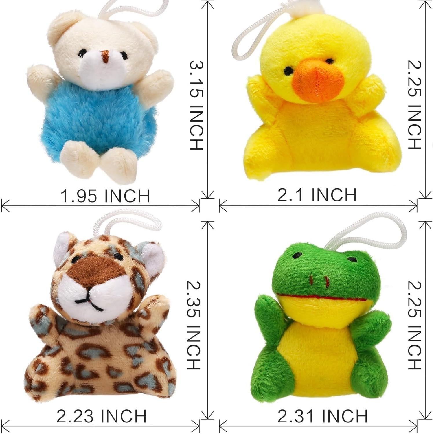 Uzoxlsn 38 Mini Animales de Peluche para Niños - Juguetes