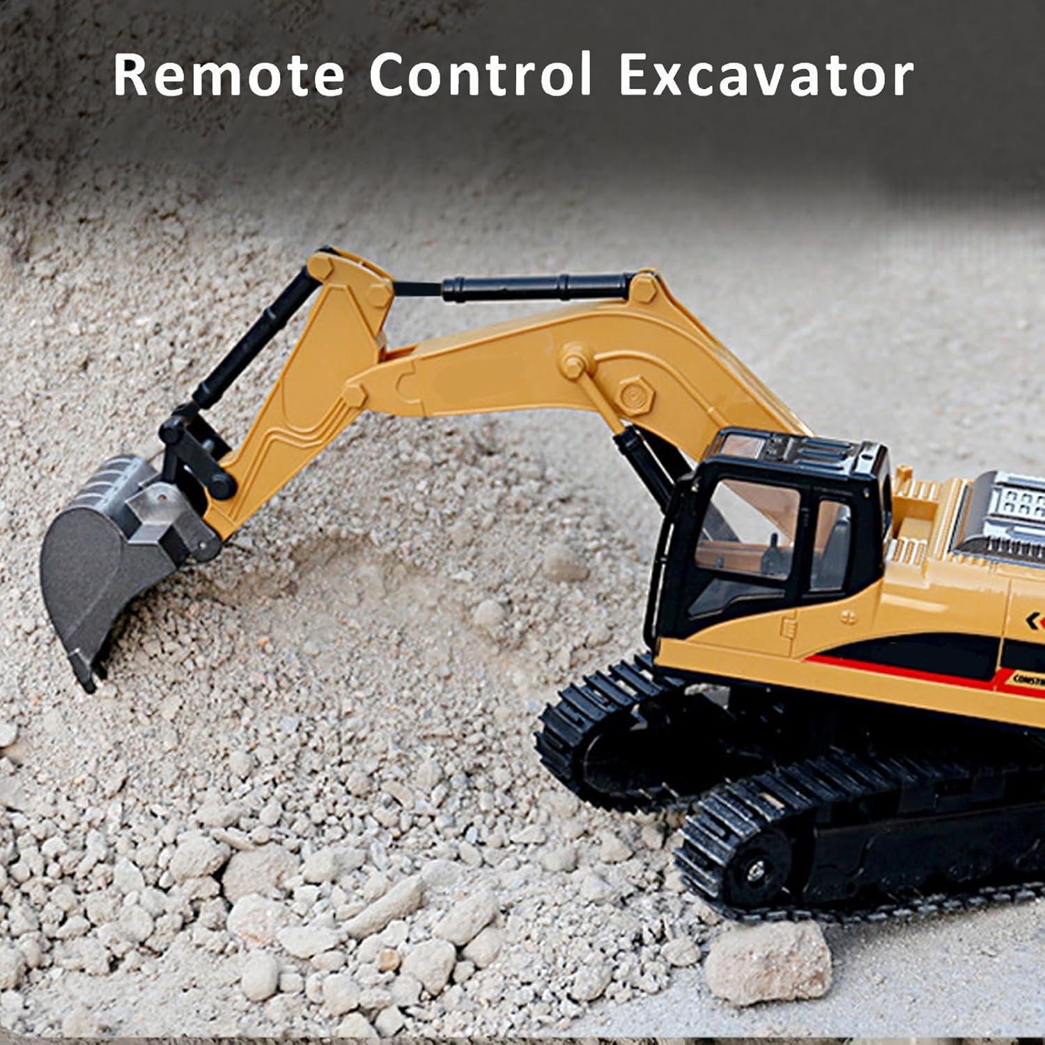 Excavadora RC XMFHANG 2.4GHz 5 Canales con Luz 0.65kg