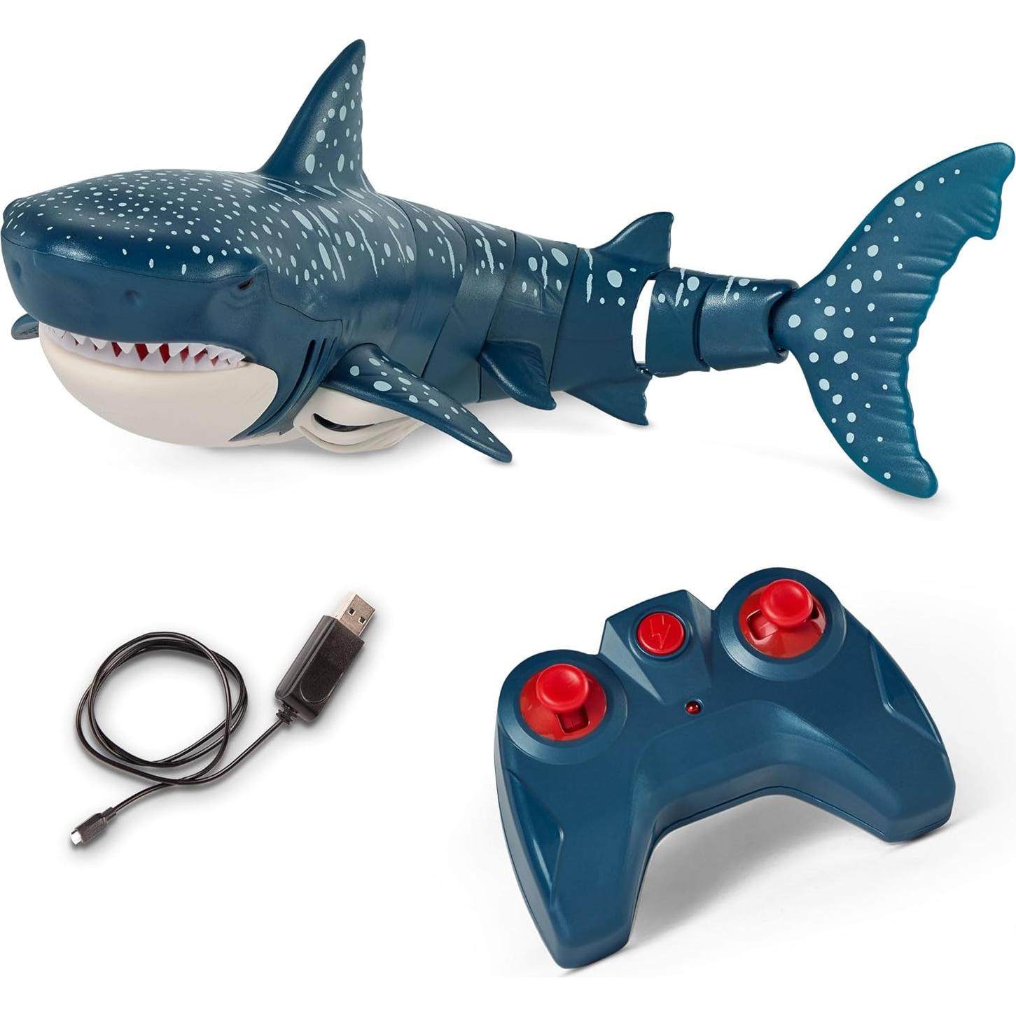 Tiburón RC Terra by Battat - Juguete Acuático Realista 36 cm