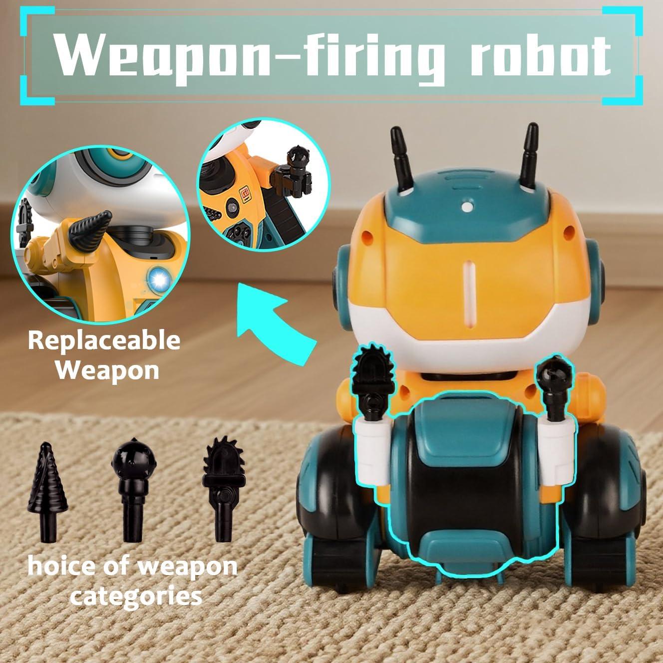 Robot de Control Remoto Recargable DFD 102 Amarillo 17 cm