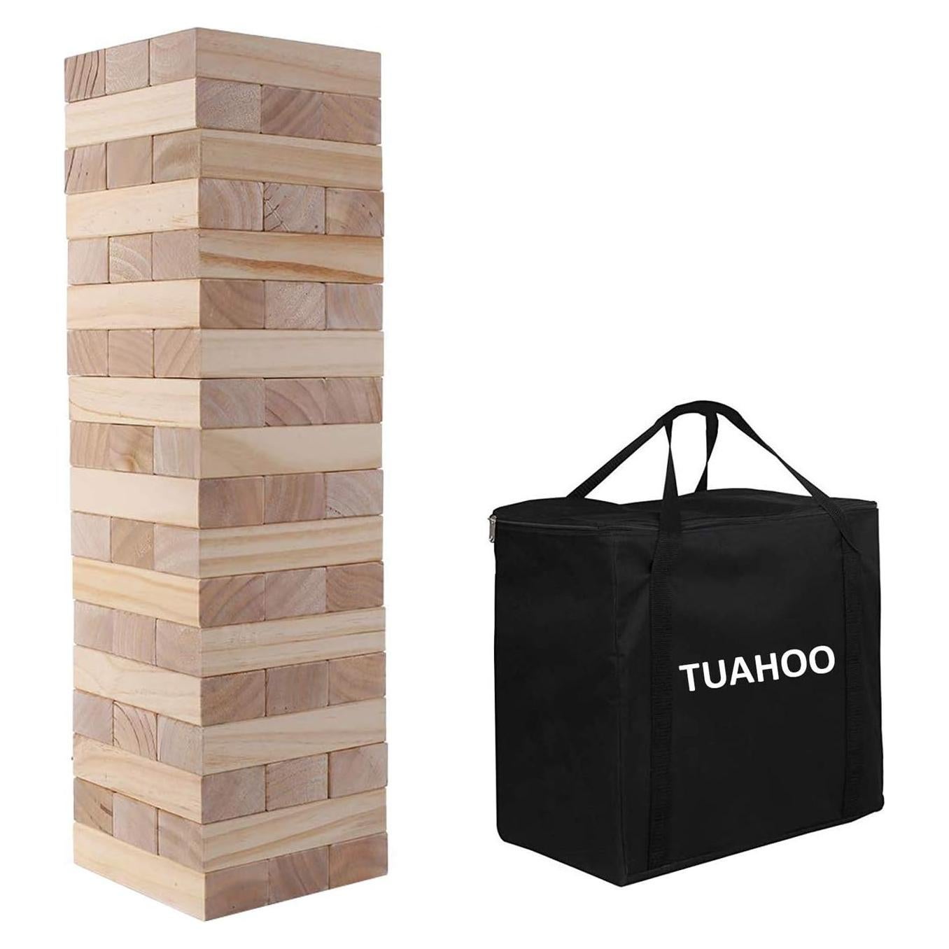 Torre de Caída Gigante TUAHOO - Juego de Jardín 54 Bloques