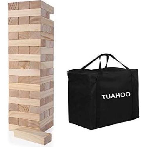 Torre de Caída Gigante TUAHOO - Juego de Jardín 54 Bloques