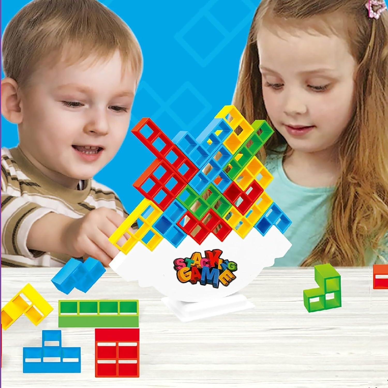 Juego de Bloques de Apilamiento Koyzsen 48 Piezas para Niños y Adultos