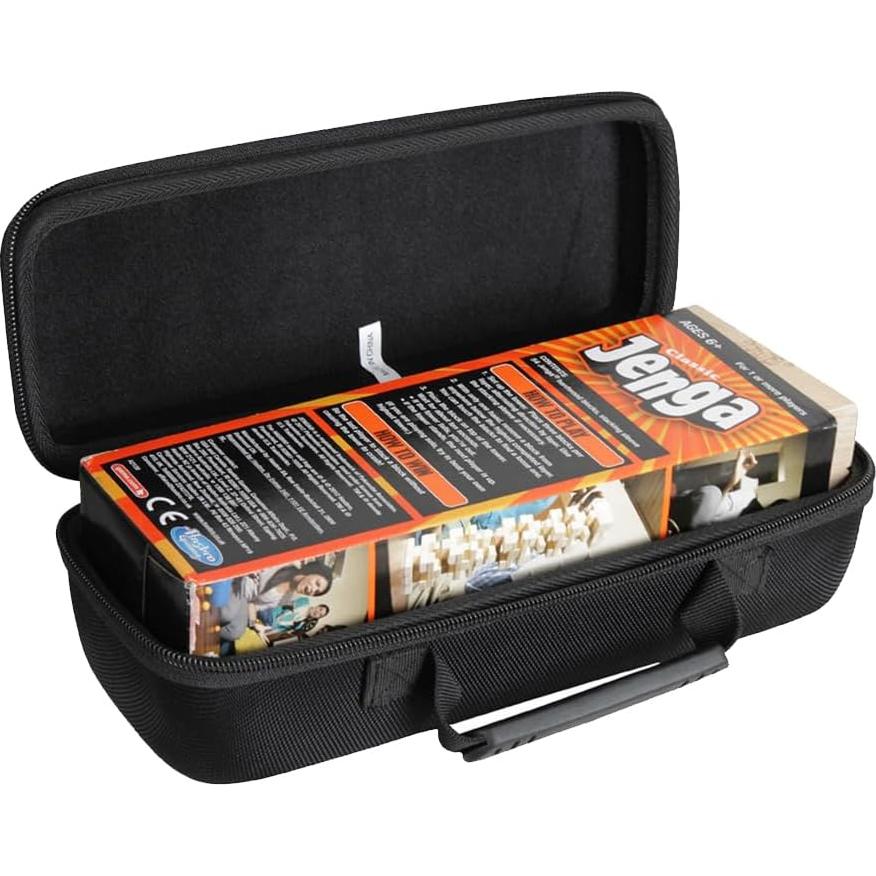 Funda Dura de Viaje Anleo para Juego Clásico Jenga - Negro