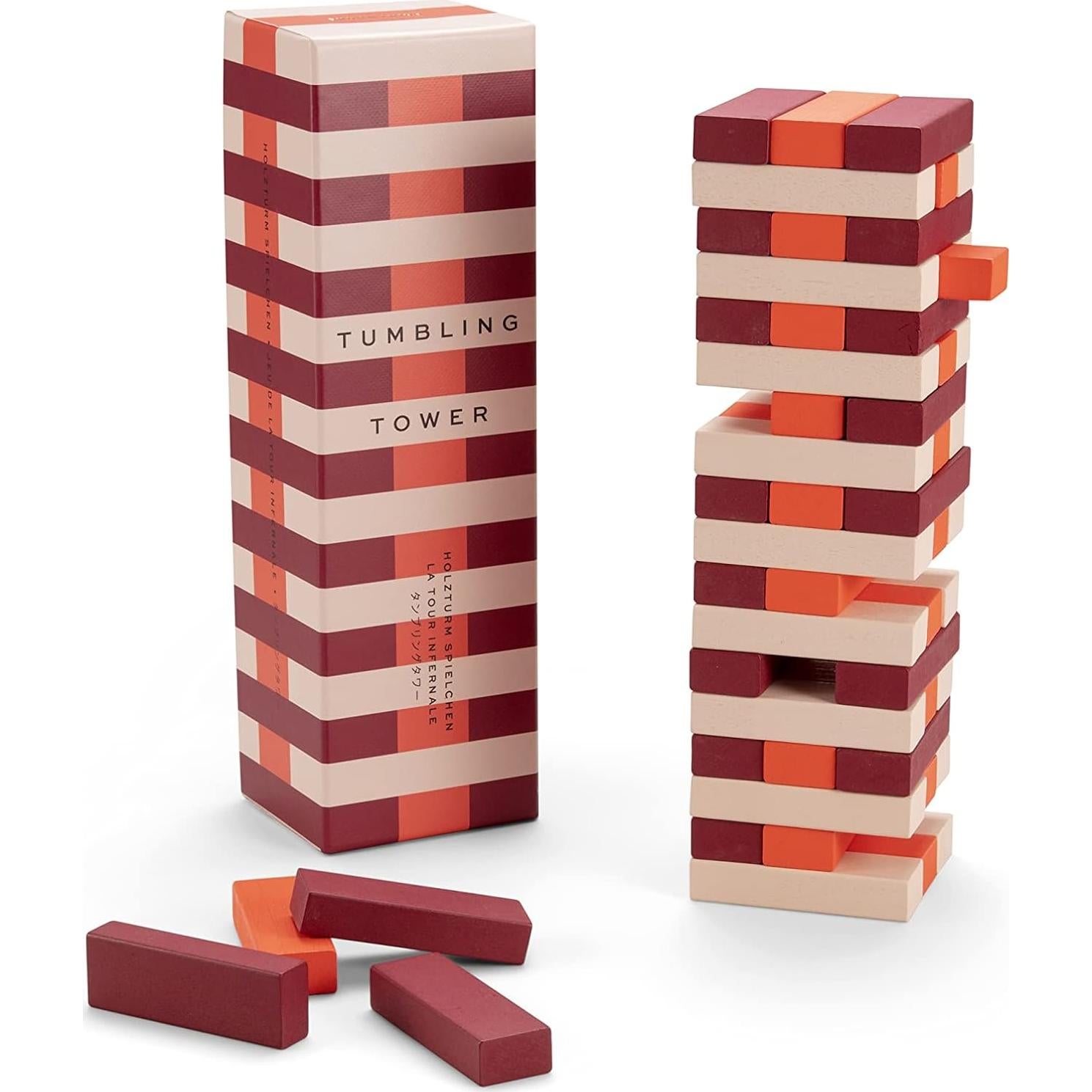Juego de Apilamiento Torres Caídas PrintWorks - Madera 1.14 kg