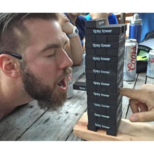 Juego de Torre Borracha ShouldWeDrinkTonight - 54 Bloques y 35+ Reglas