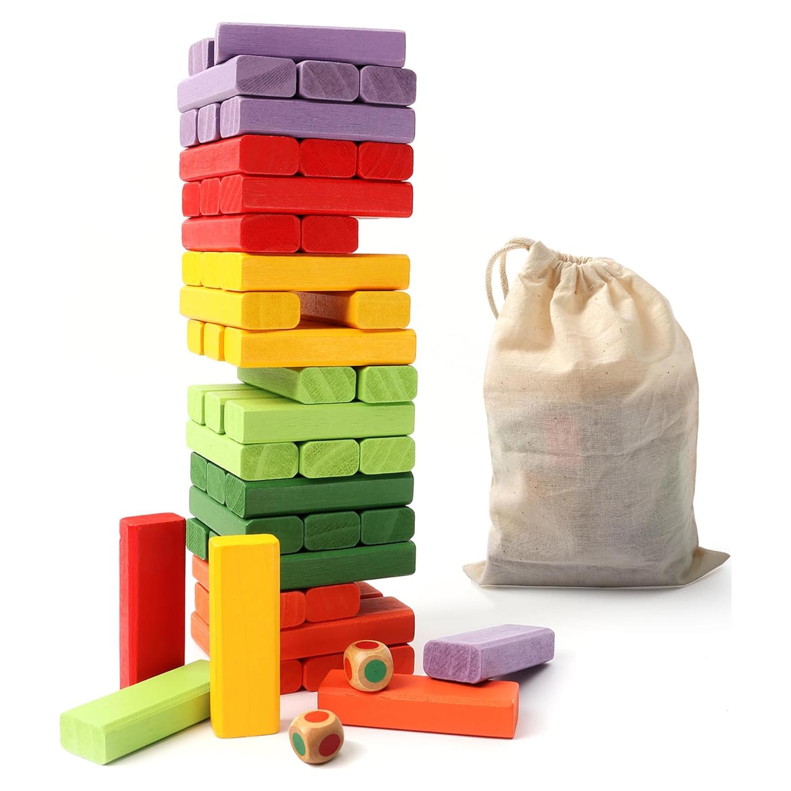 Juego de Apilamiento de Bloques GSE 54 Piezas Multicolor