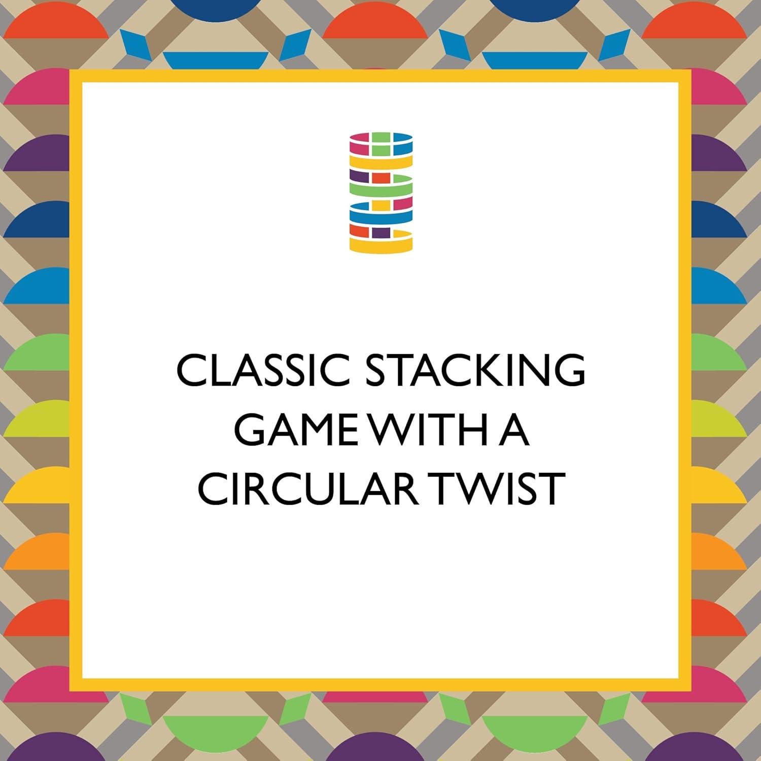 Juego de Apilamiento Torre Circular Chronicle 54 Bloques