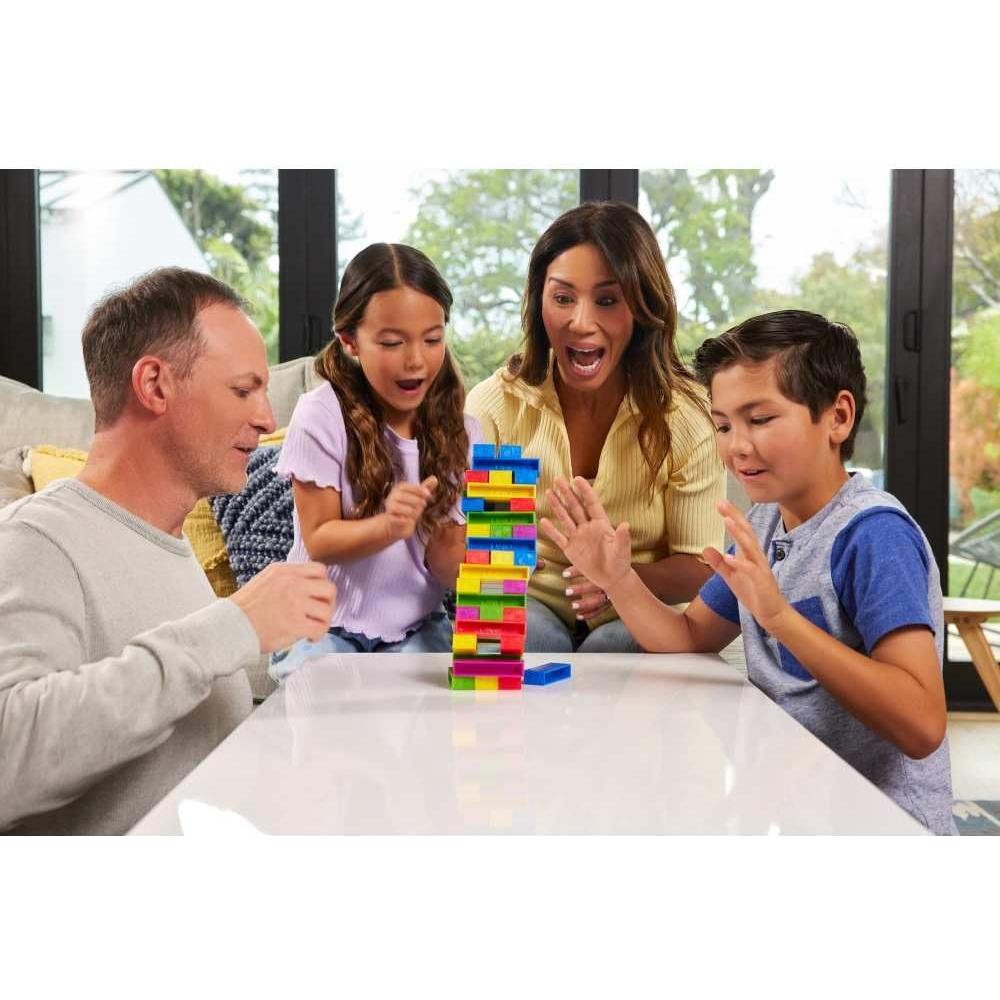 Juego UNO Stacko Mattel para Niños y Familias con 45 Bloques