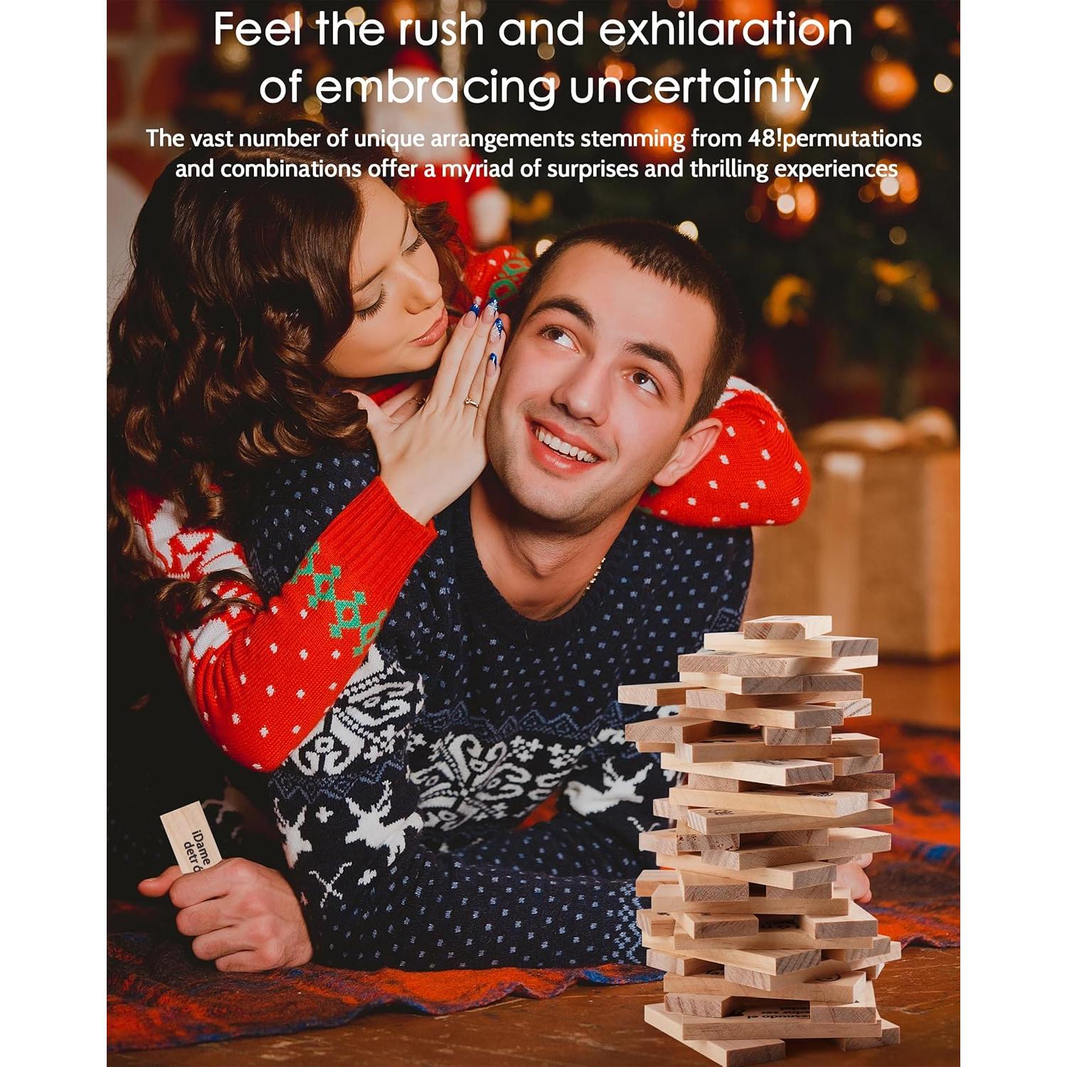 Juego de Bloques de Caída Subtoy 48 Piezas para Adultos