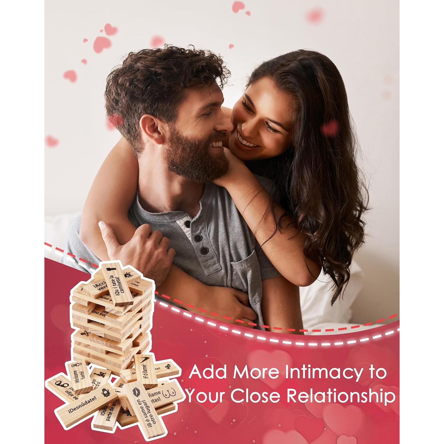 Juego de Bloques de Caída Subtoy 48 Piezas para Adultos