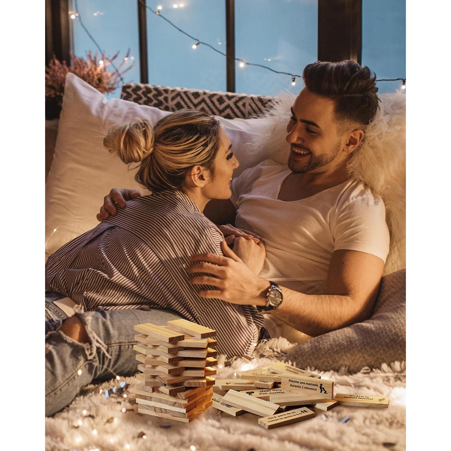 Juego de Bloques de Caída Subtoy 48 Piezas para Adultos