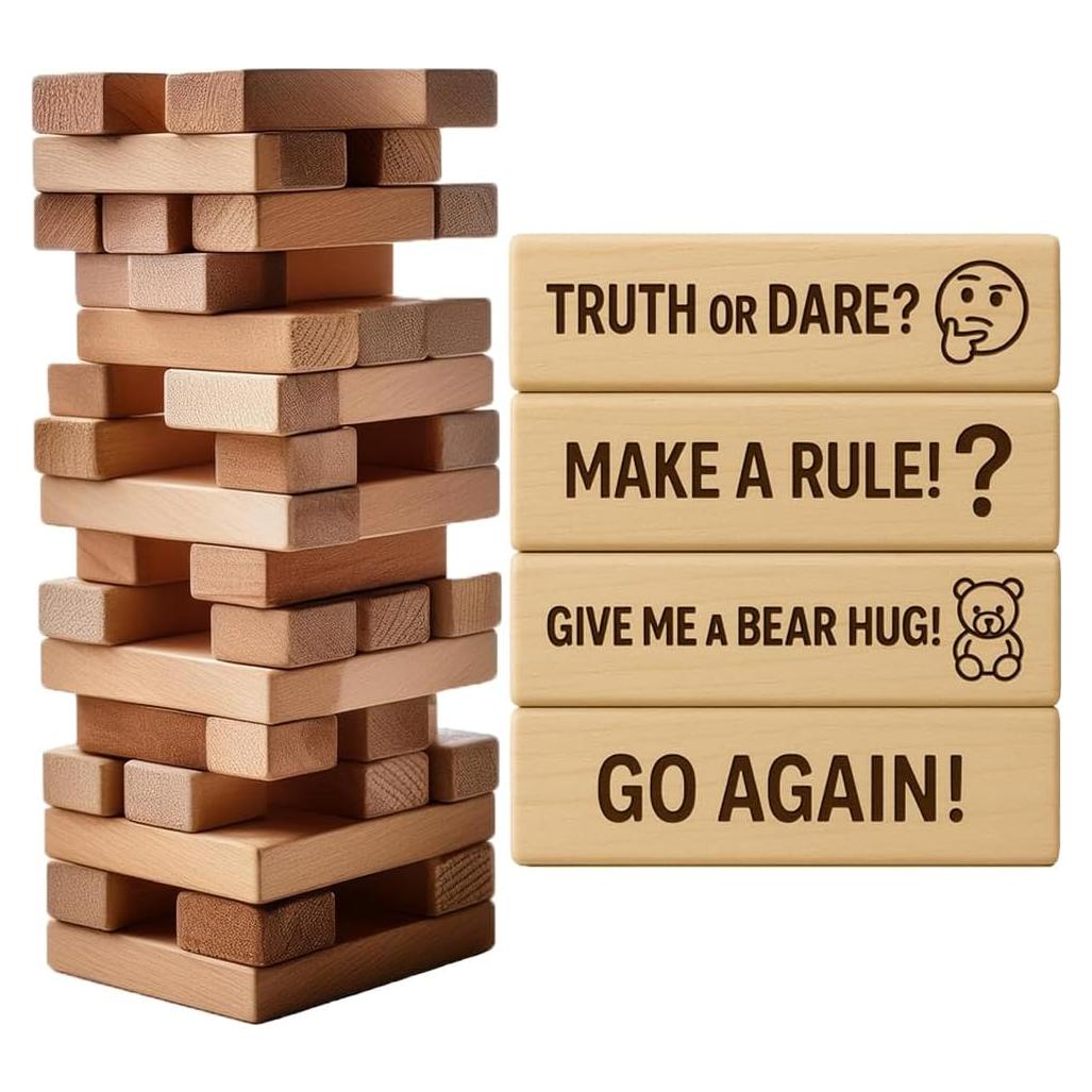 Juego de Torre de Bloques Traviesos Kocak Gold - Apilamiento para Parejas