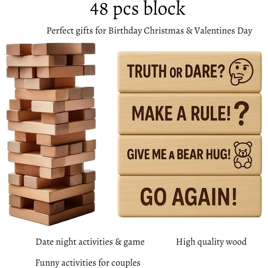 Juego de Torre de Bloques Traviesos Kocak Gold - Apilamiento para Parejas