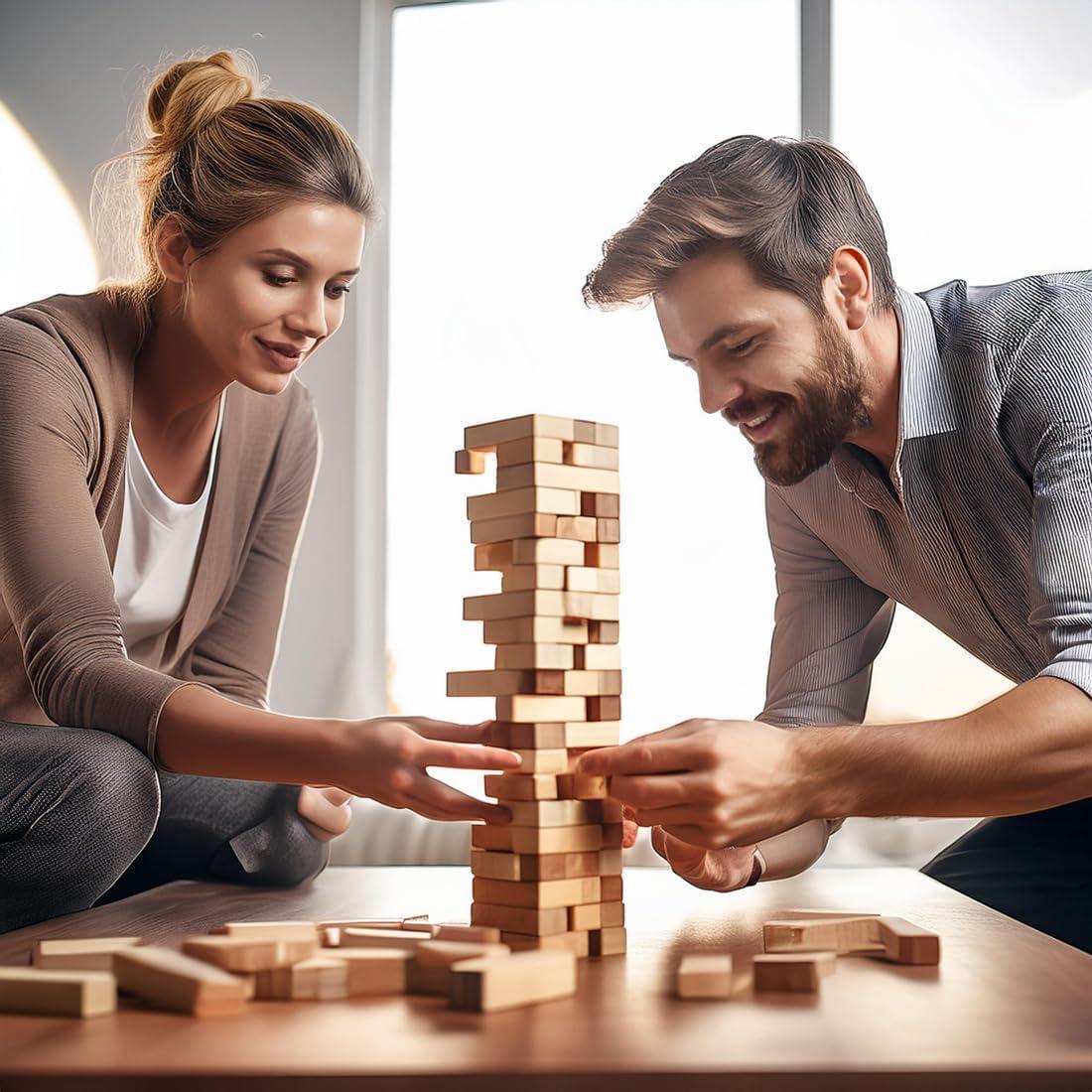 Juego de Torre de Bloques Traviesos Kocak Gold - Apilamiento para Parejas