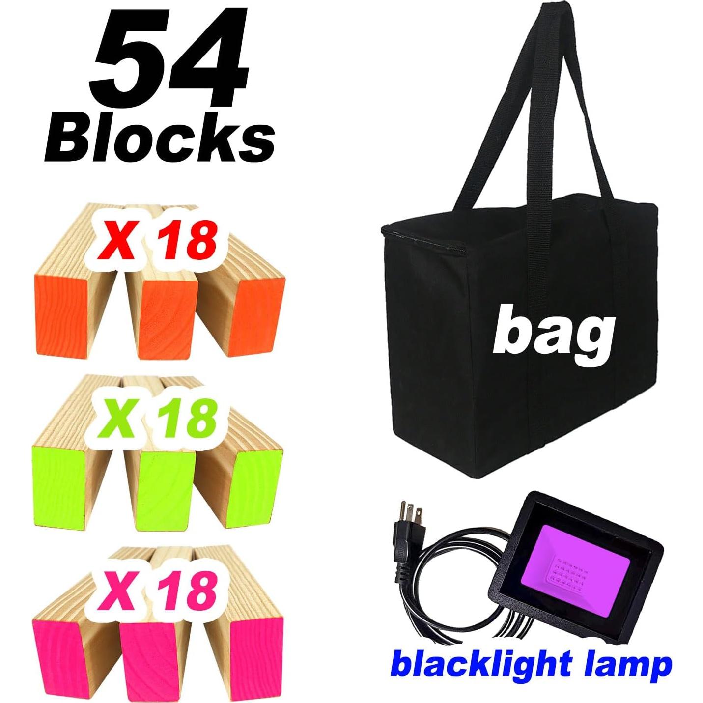 Juego de Torre de Caída Gigante 54 Piezas Six Senses Media