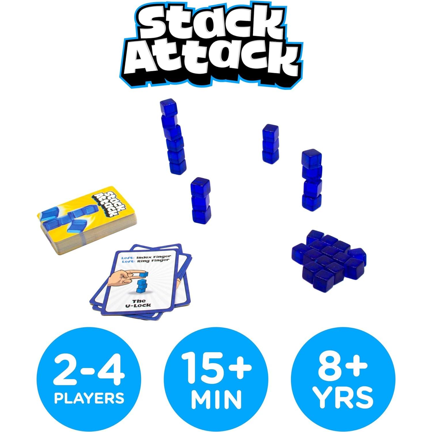 Juego de Apilamiento STACK Attack AQUARIUS - 2 a 4 Jugadores