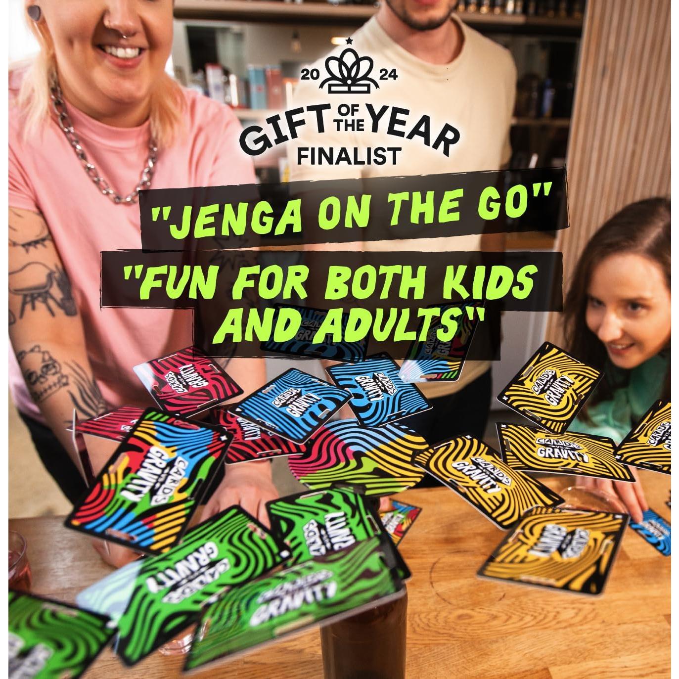 Juego de Cartas Big Potato vs Gravedad - Apilamiento y Equilibrio