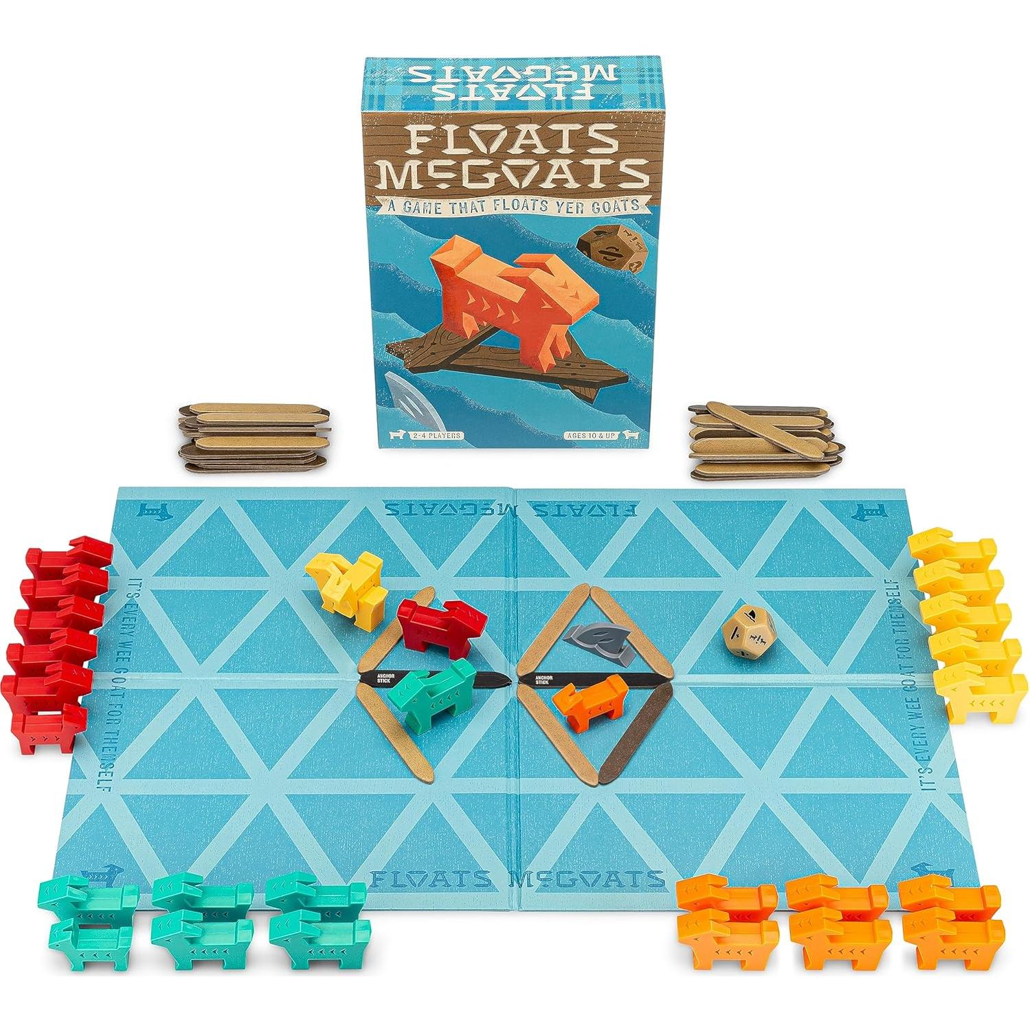 Juego de Mesa Hootenanny Games Floats McGoats y Sixem