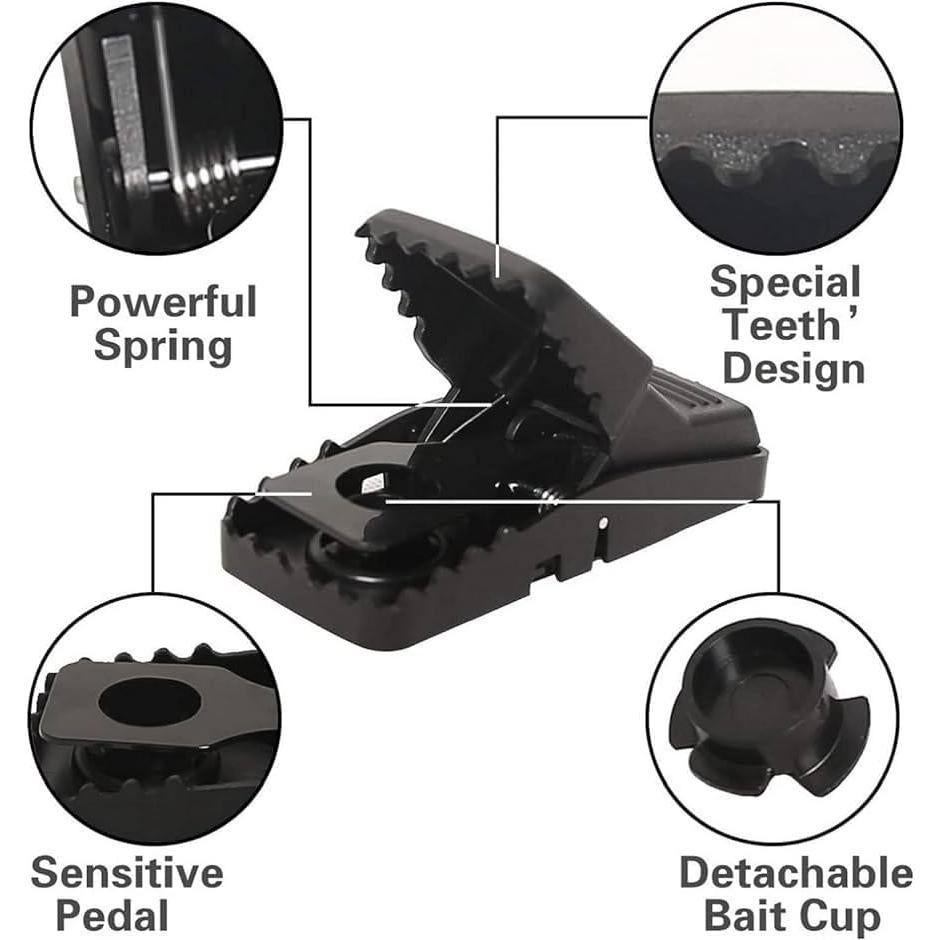 Trampas para Ratones SUPREME PRO MOUSE TRAP - 6 Paquetes Efectivas