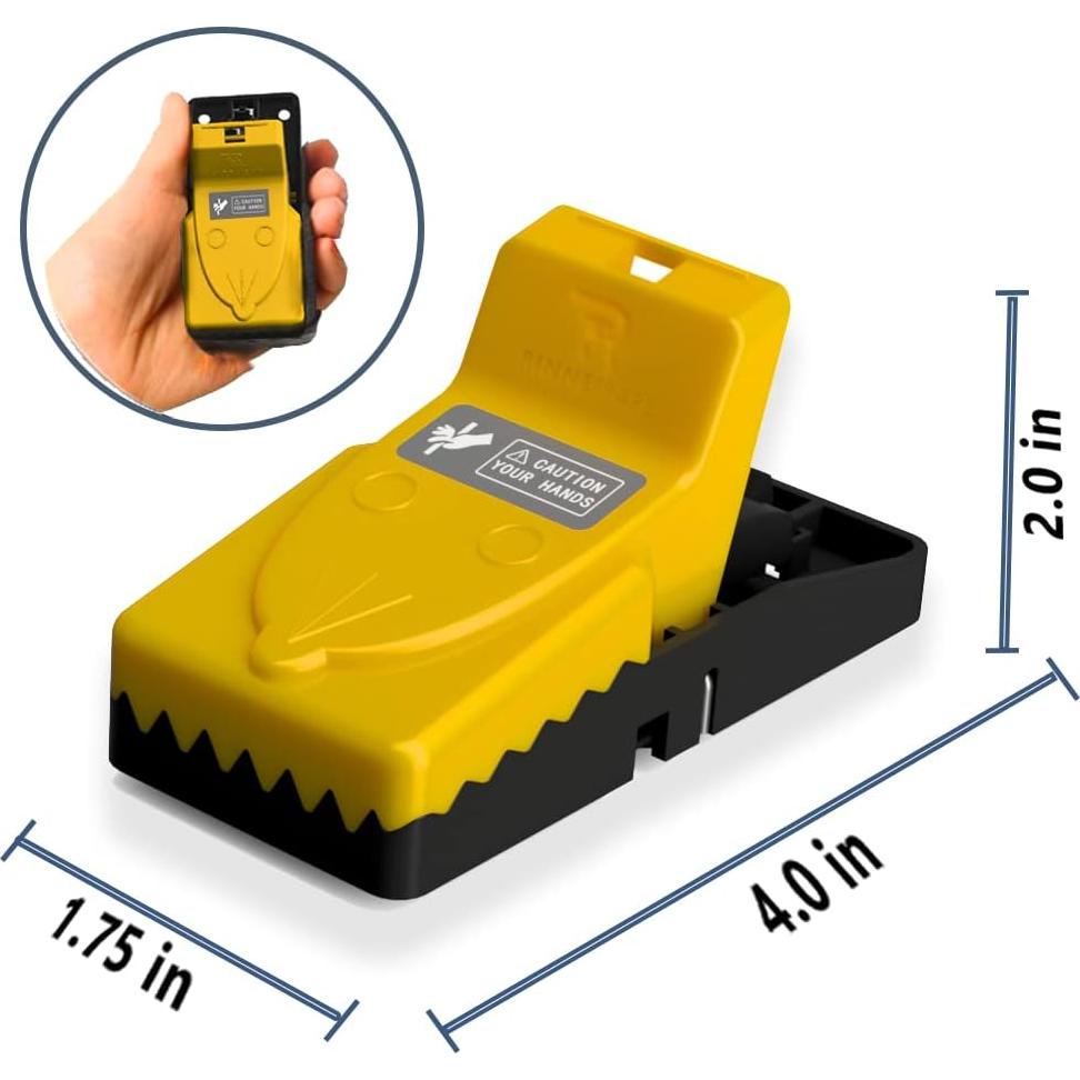 Trampa para Ratones RinneTraps Snap N Trap - Paquete de 4